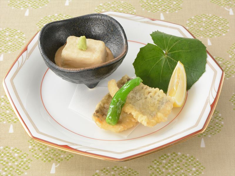 「旬菜会席」25年春　焼物・揚物
