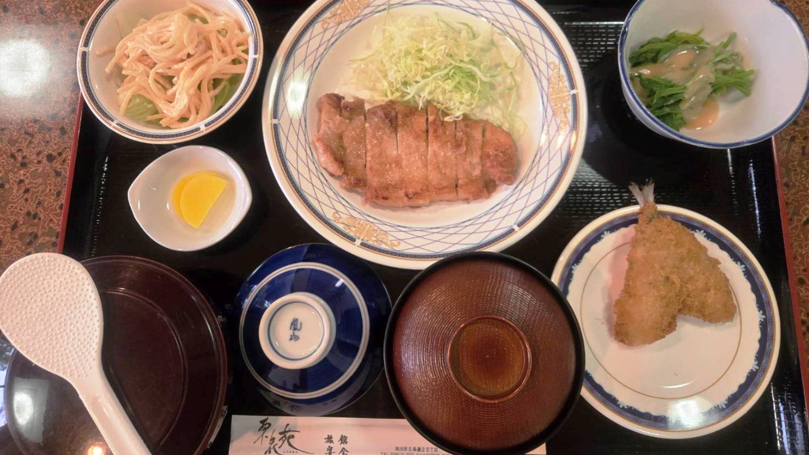 夕食一例(毎日日替わりメニューとなります）