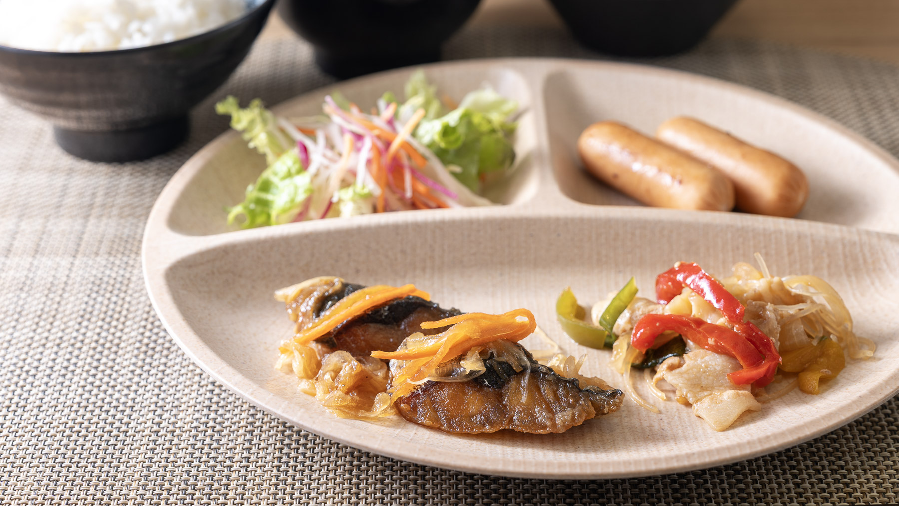 良い朝はバランスの取れた朝食から♪