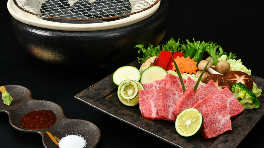 楽天限定【先着2部屋！早期割60】お一人様毎に1500円割引！七輪で炙るA5等級飛騨牛の炭火焼会席