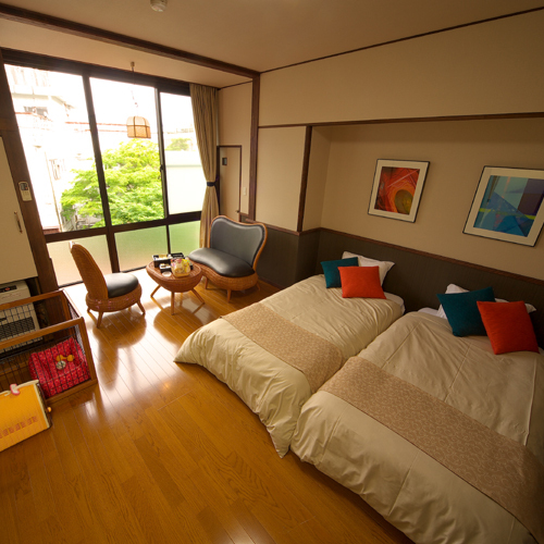 [Western-style room where you can stay with dogs] A wide variety of dog amenities are available ♪