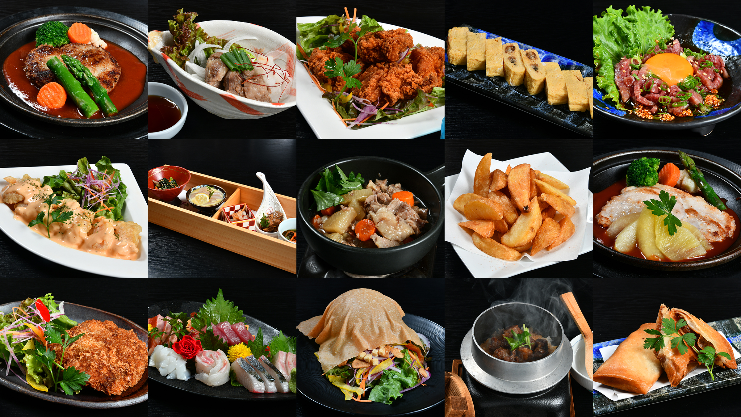 ◆食事　姉妹館居酒屋　レンガ横丁のメニュー例