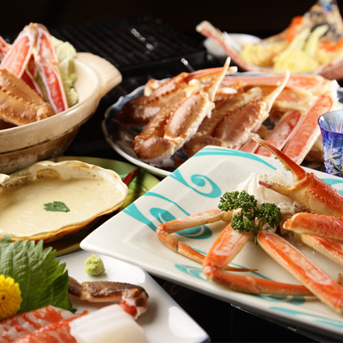 頬張る醍醐味！がっつり気合いの≪松葉カニ≫フルコース