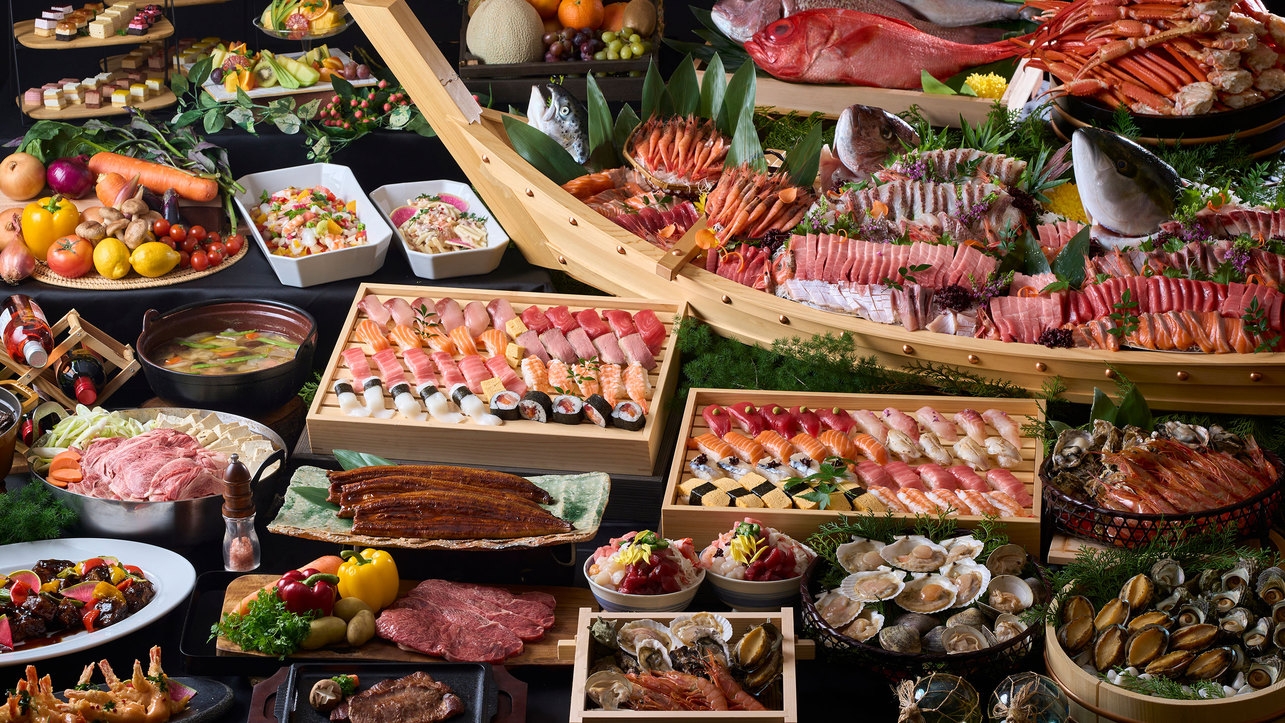 【早宿45】45日前のご予約でお得！1泊2食付 大江戸三つ星バイキングプラン