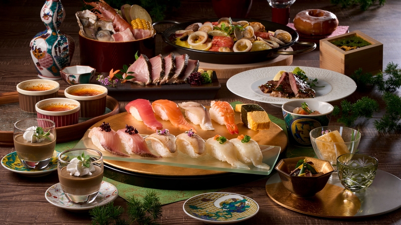 TAOYA和倉 夕食の創作グルメバイキング