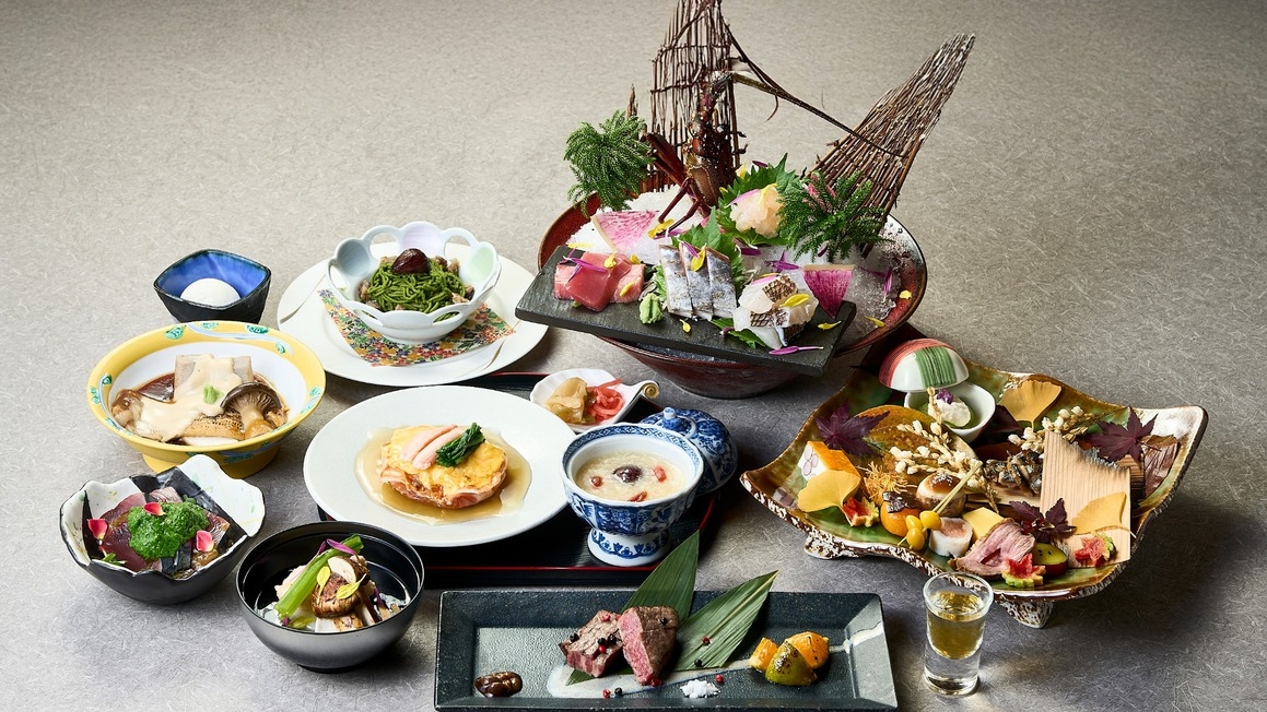 【美味饗宴／お部屋食】最上位会席／天然温泉の客室露天風呂・内風呂付