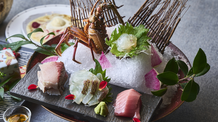 【美味饗宴／料亭Ai-Oi】最上位会席／天然温泉の客室露天風呂・内風呂付