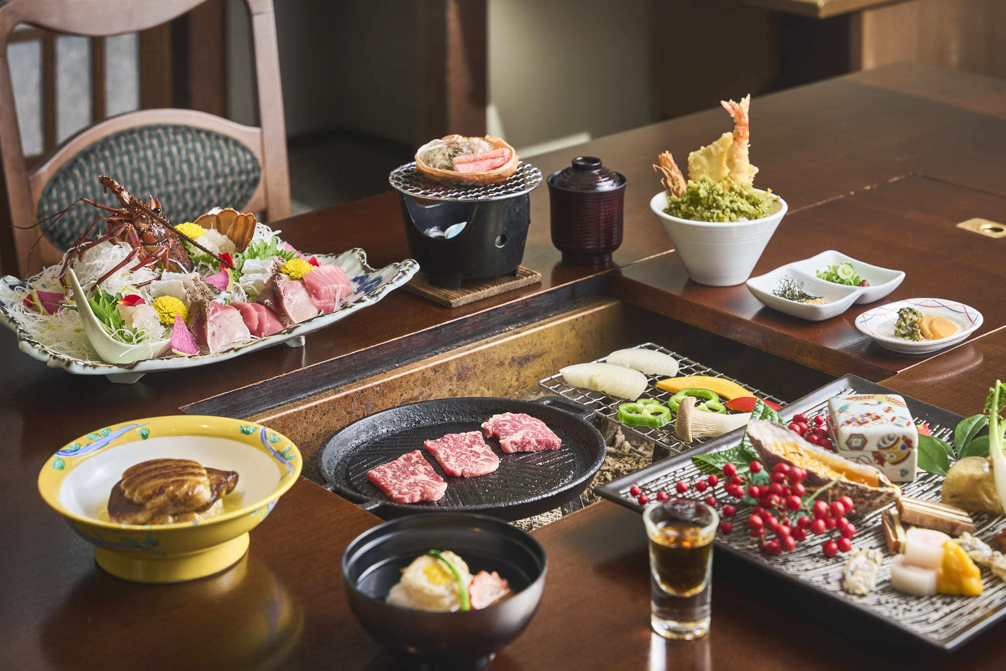 【美味饗宴／お部屋食】最上位会席／天然温泉の客室露天風呂・内風呂付