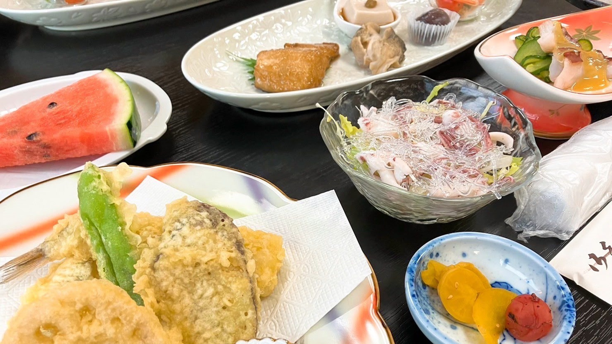 *【夕食一例】その日の仕入れに合わせて作るお任せ料理