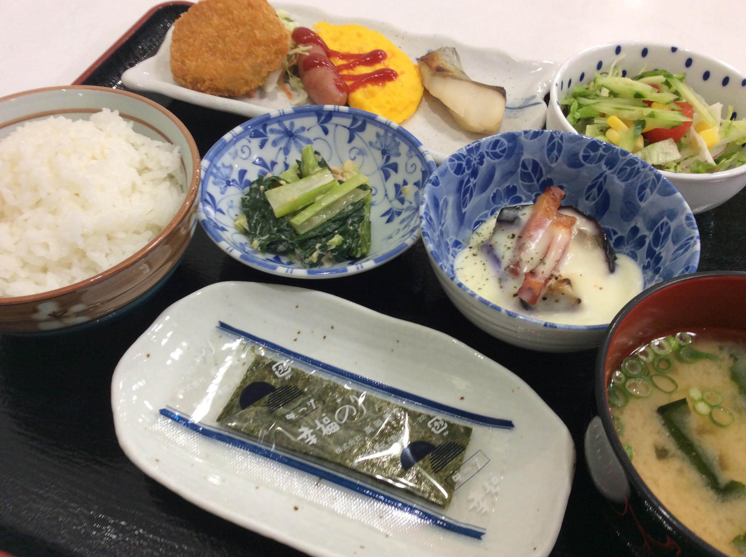 日替わり朝食一例