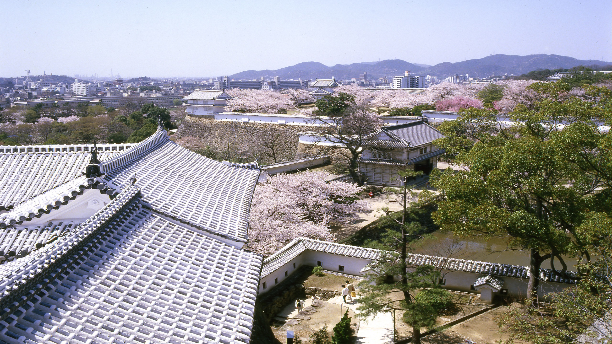 【姫路城】菱の門付近眺望