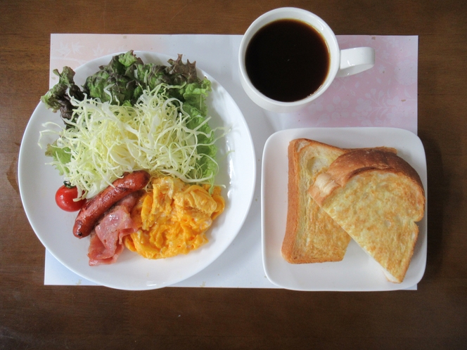 朝食洋　料金500円(税込み)　6時30分～9時