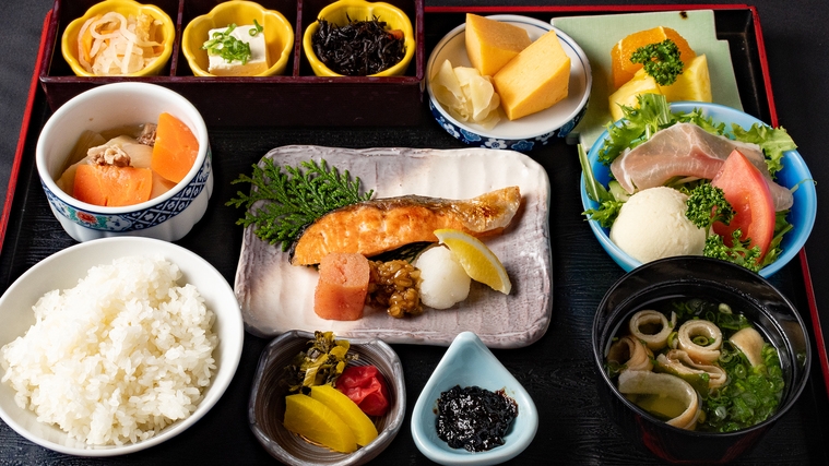 【旅得クーポン付き】【朝食付】 久住の美味しい朝ごはん♪