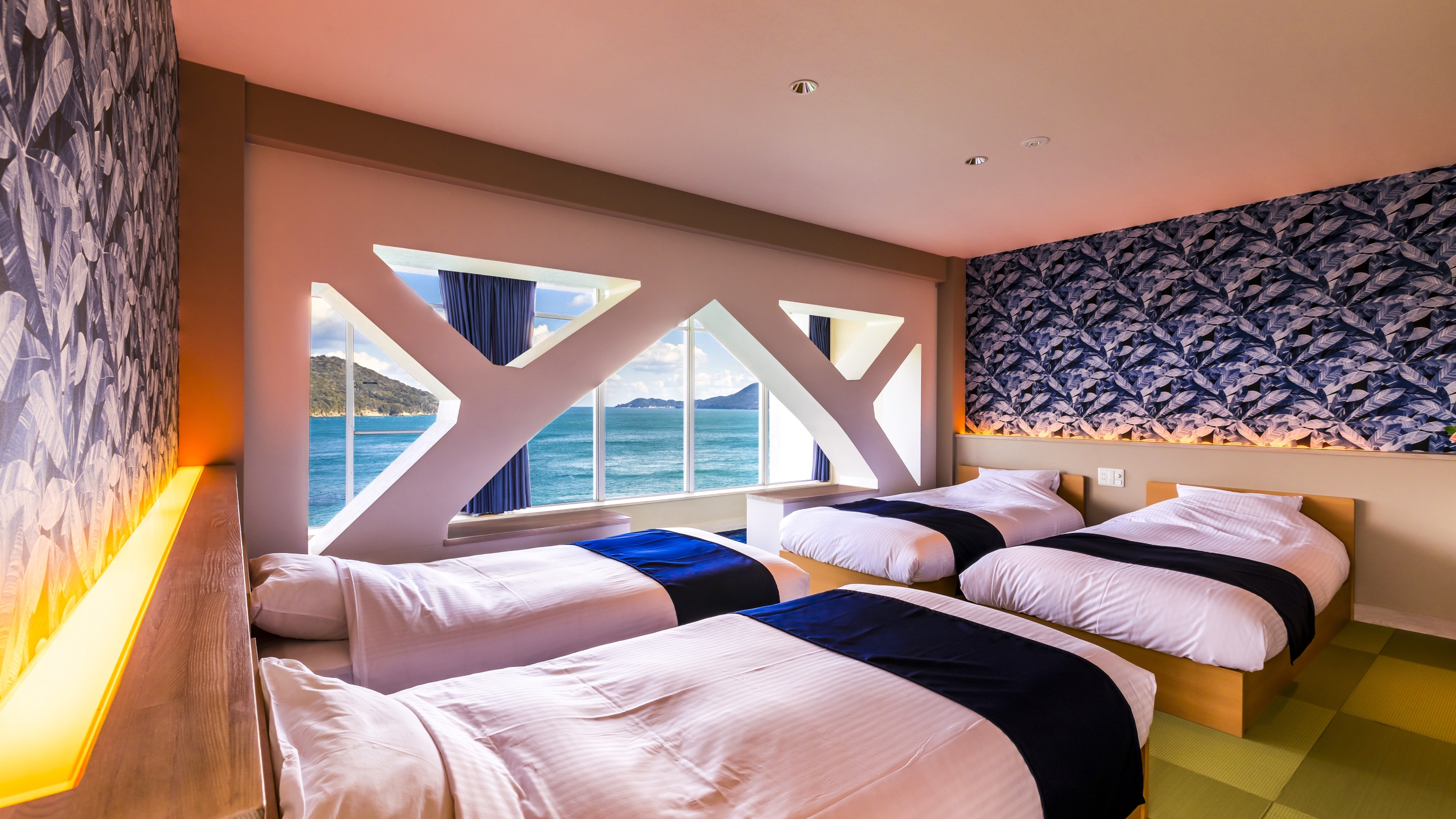 スタンダード展望風呂付フォース　※客室の一例