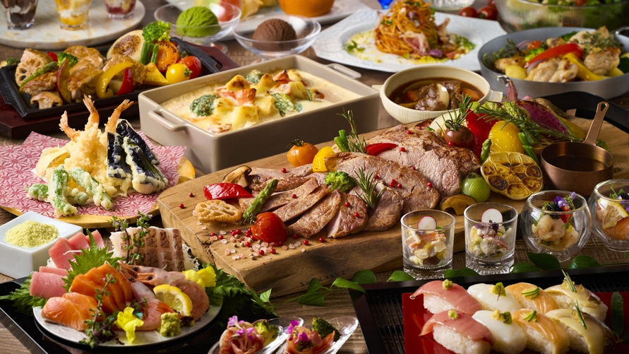 夕食バイキング　※イメージ