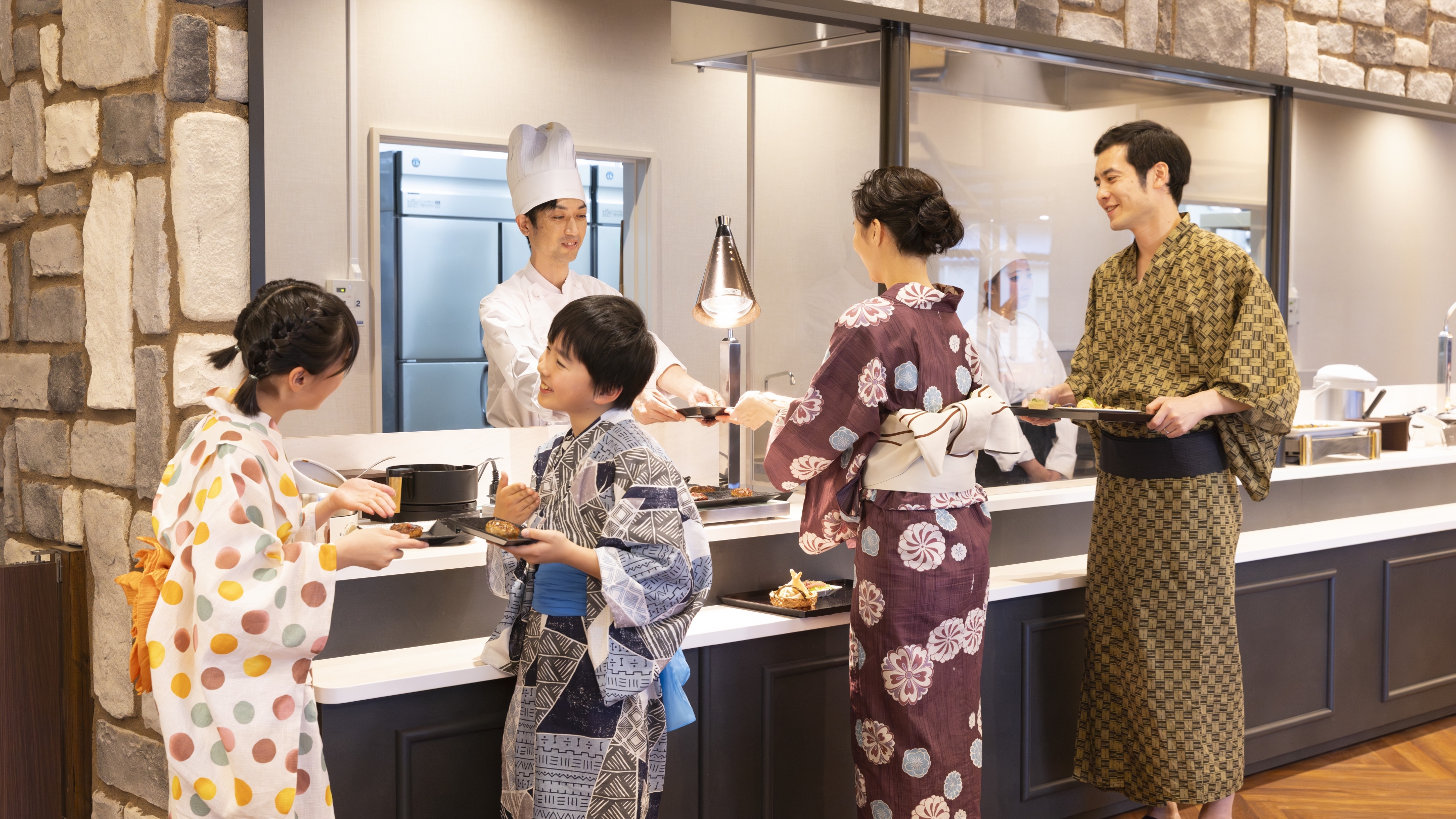 バイキングレストラン「The Lodge」