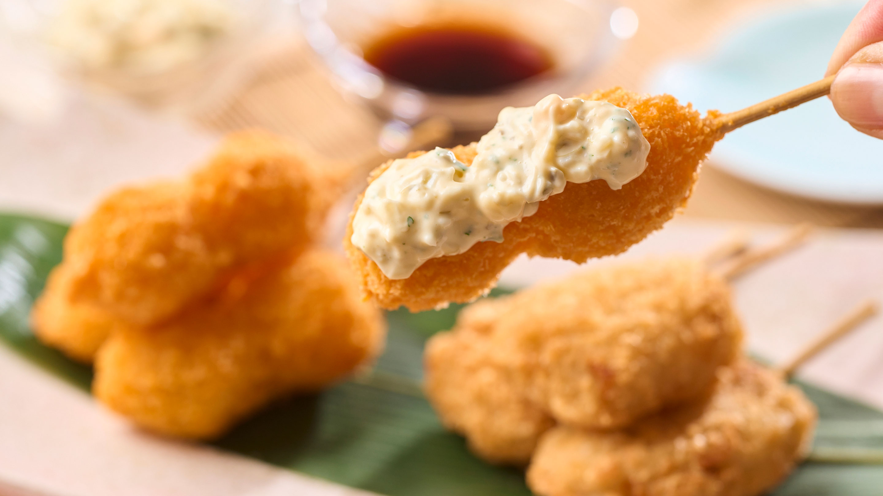 串揚げ（豚ロース串カツ・うずら串）（7/1～8/31）　※イメージ