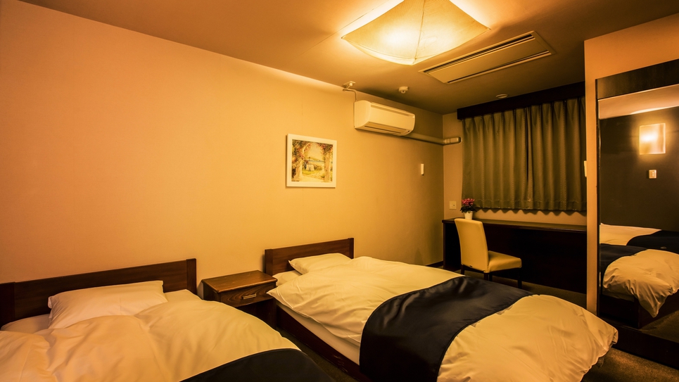 【禁煙】エコノミーツイン 内風呂なし(眺望なし)