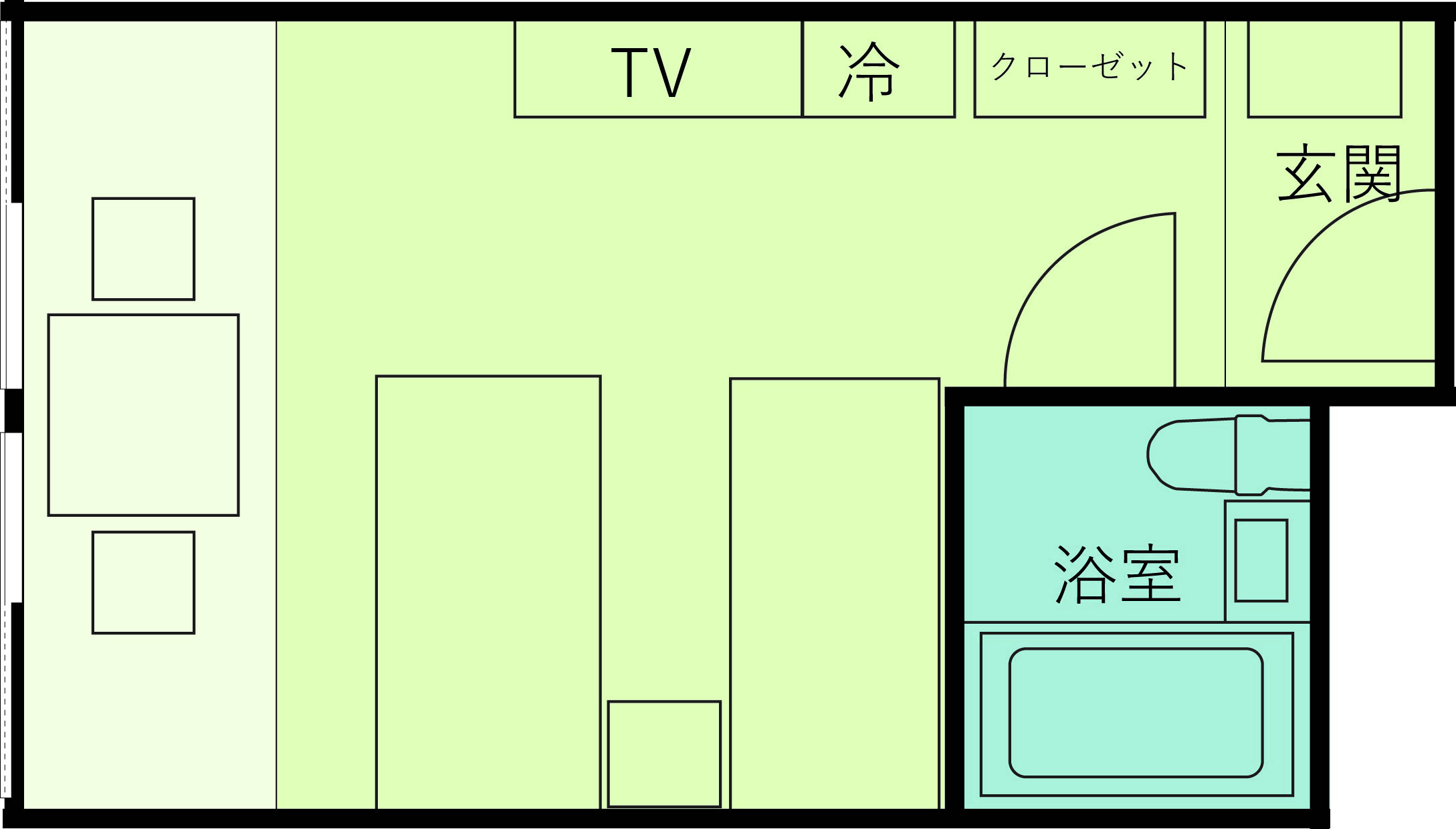 和洋室　間取り