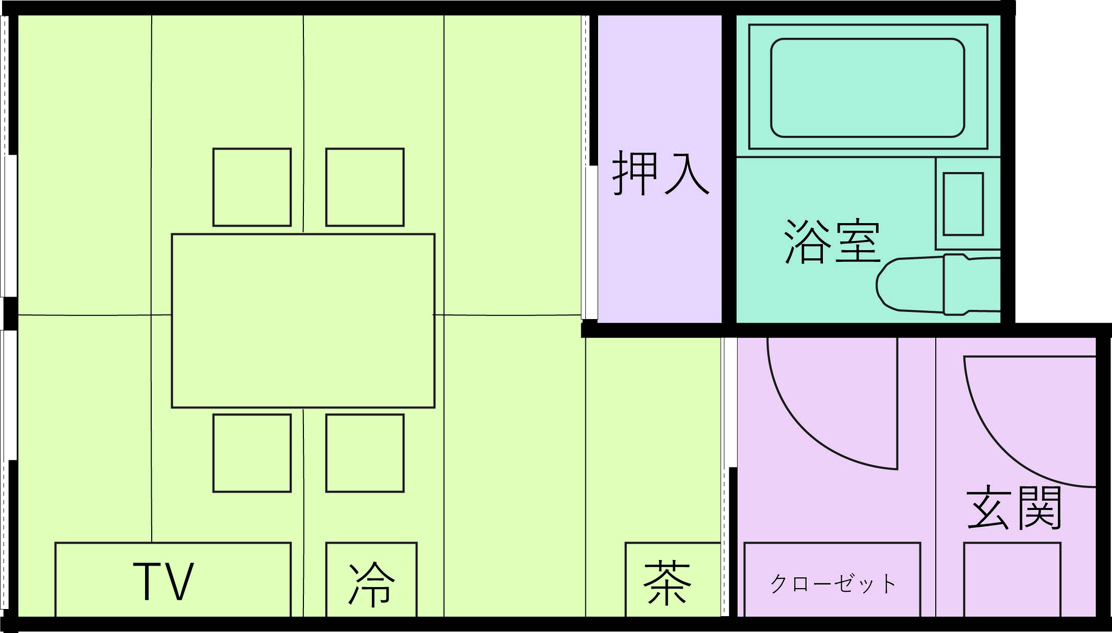 和室　間取り