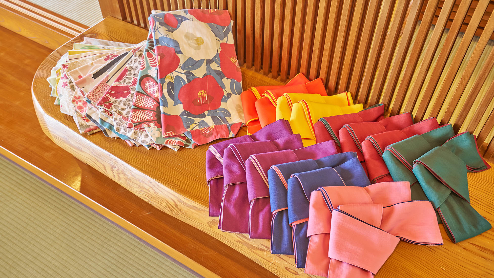 ・【施設設備】選べる色浴衣サービスがございます（女性のみ）。お好きなデザインをお選びください