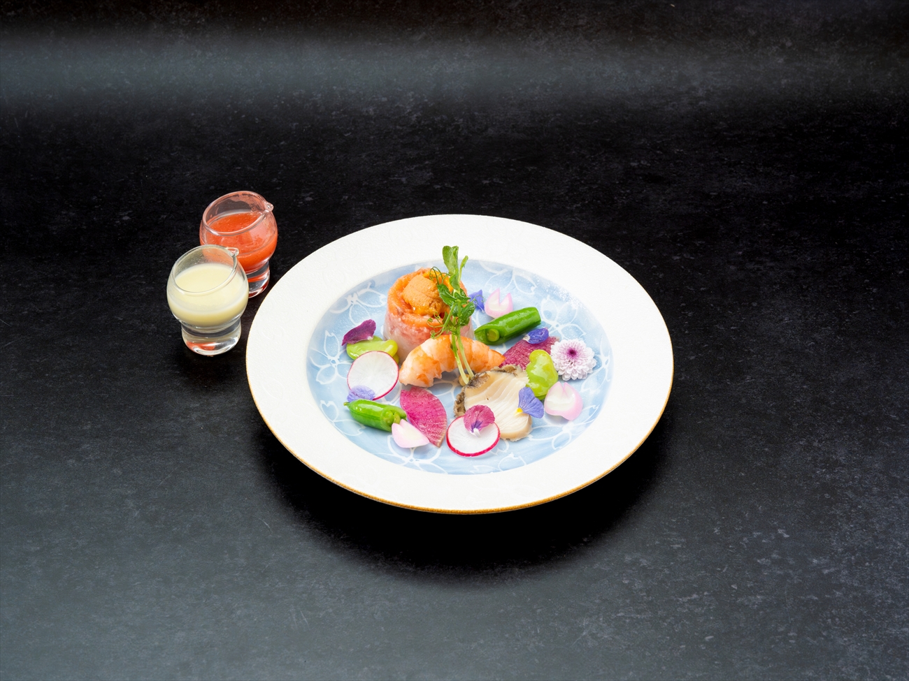 3種の海鮮ミルフィーユ