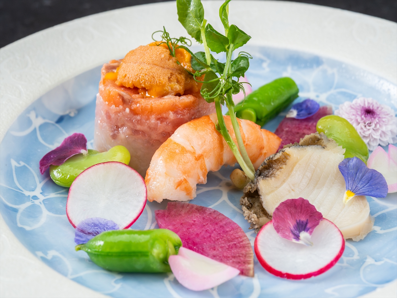 3種の海鮮ミルフィーユ