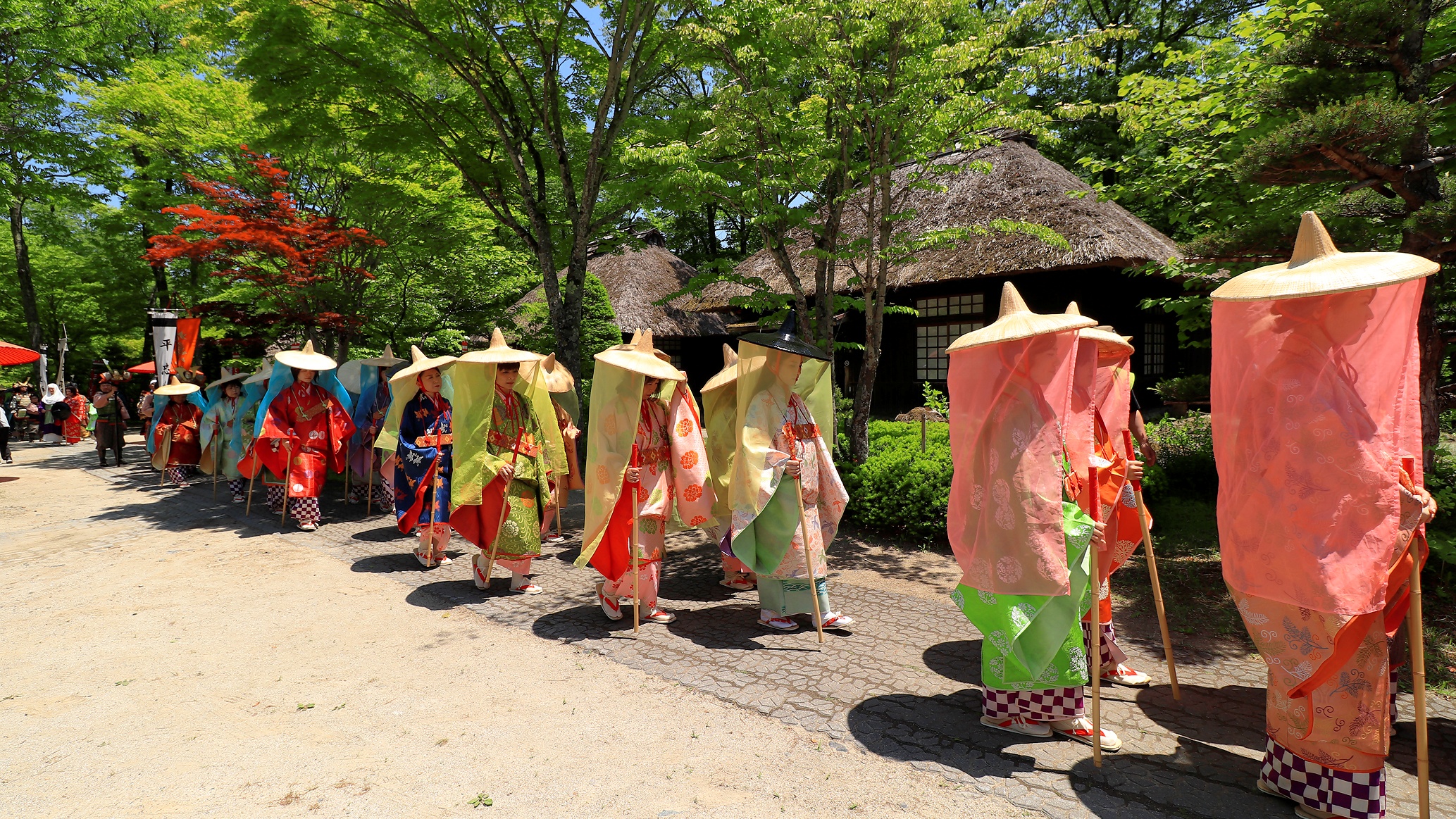 湯西川の一大イベント平家琵琶や雅楽など催しが繰り広げられ、平家の荘厳なロマンがよみがえります。。。