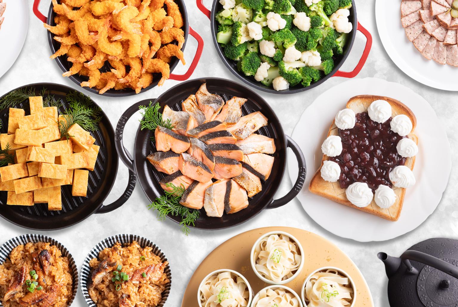 朝食ビュッフェ　イメージ