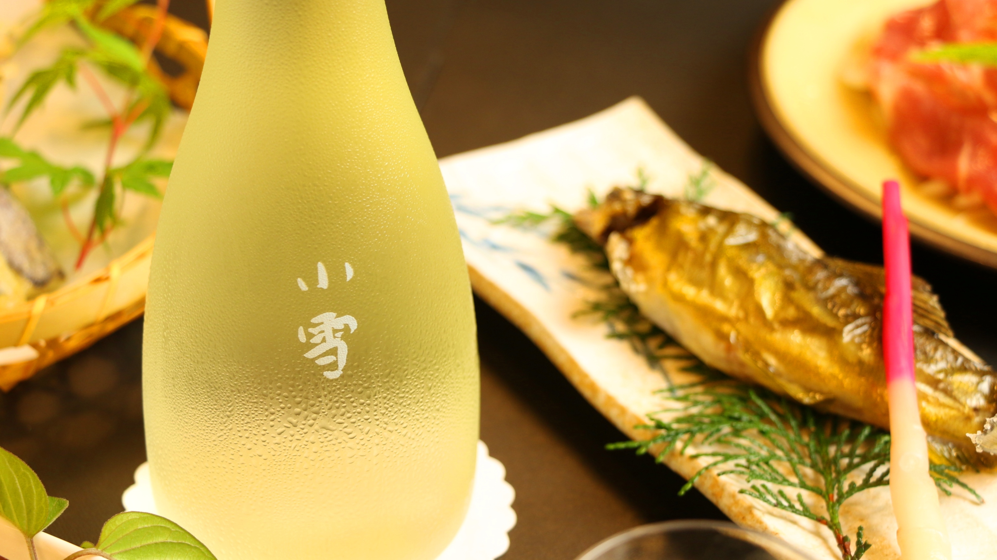 貴娘酒造(中之条町)。フルーティーな香りと、辛口でしっかりとした味わいの冷酒です。