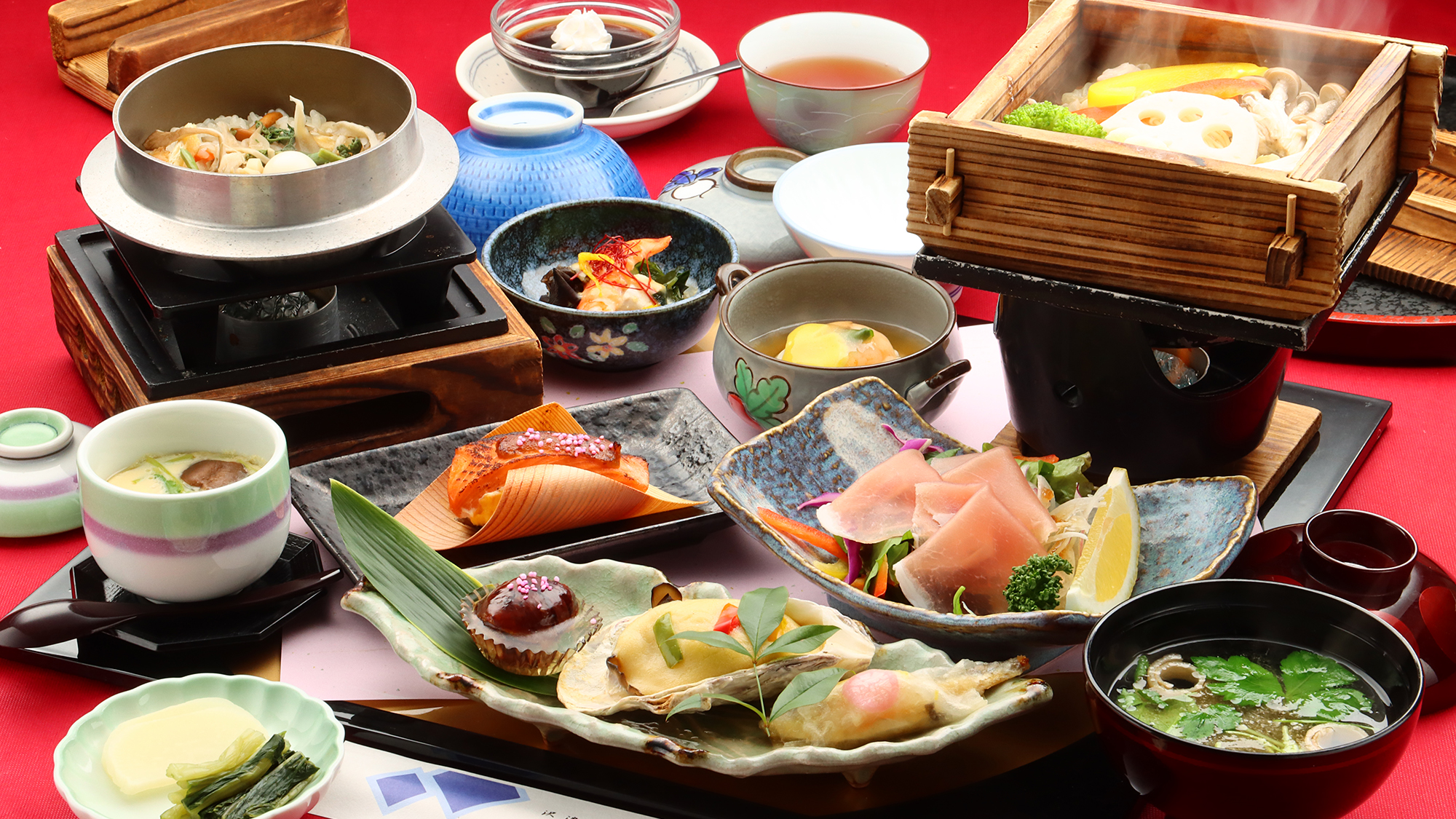 【夕食】 コース一例 お品書きは日替わりとなります。