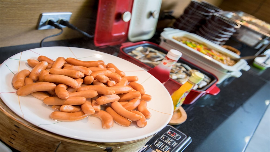 毎朝無料の健康朝食！