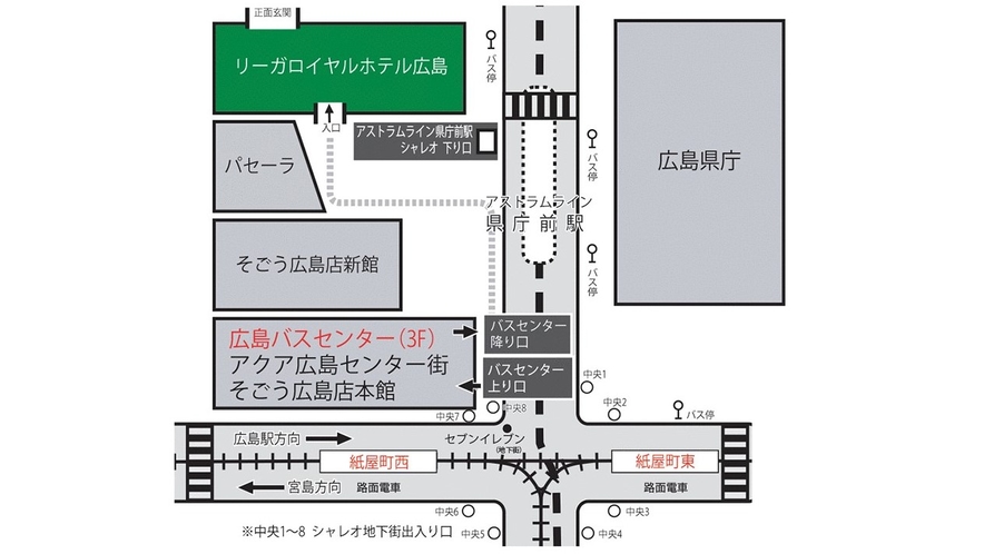 ホテル周辺地図