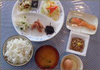 駐車場無料！！！【朝食付き】バランスの取れた手作り和定食で朝から元気に♪