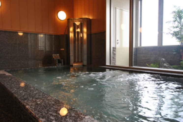 北海道二股温泉の炭酸カルシウム人工温泉