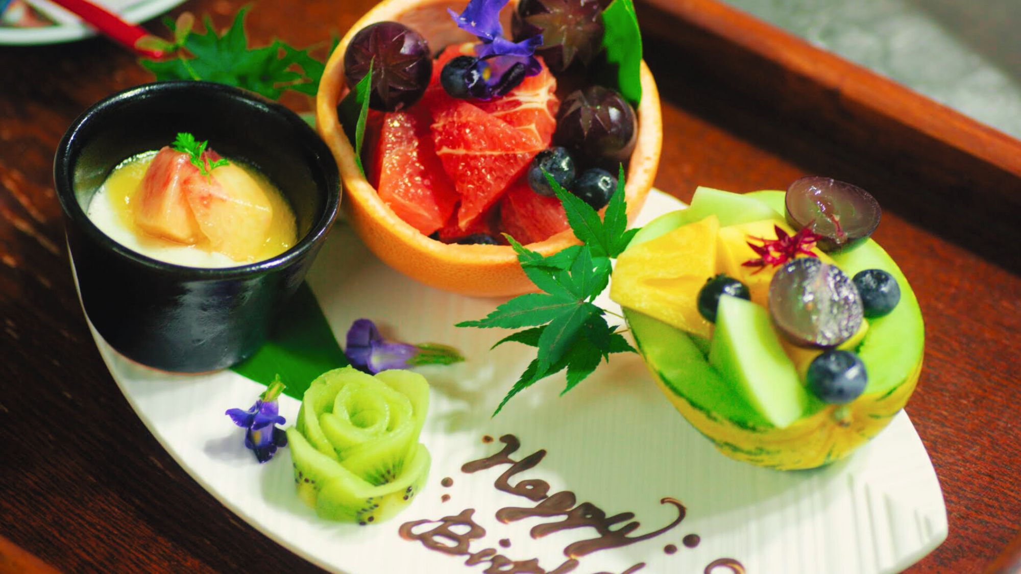 【6月・7月生まれ限定】HappyBirthdayステイ！特製デザートプレート特典付プラン【個室食】