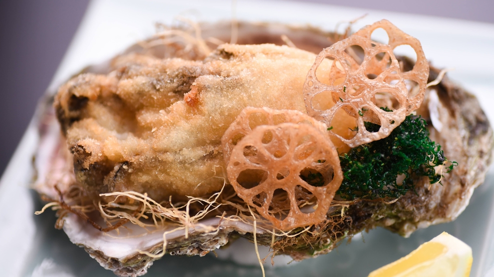 【季節限定●富山産岩ガキ会席】濃厚な海の恵みを選べるカキ料理＆カキフライで味わう贅沢プラン【個室食】