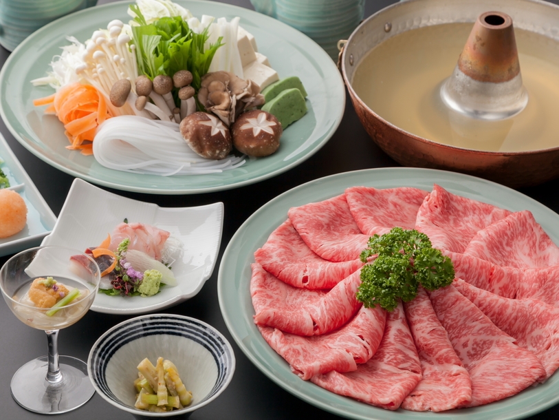 静岡生まれのブランド牛【あしたか牛しゃぶしゃぶ】プラン〜夕朝食付き〜