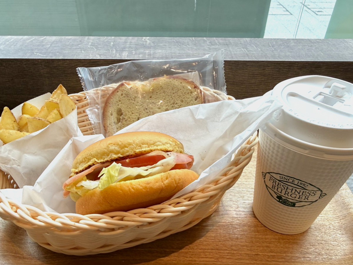 【フレッシュネスバーガー】ご朝食一例