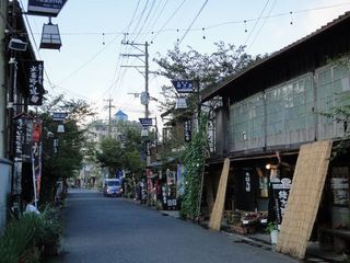 阿蘇神社の横参道（水基巡りの道）