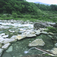 槍見の湯（新緑）