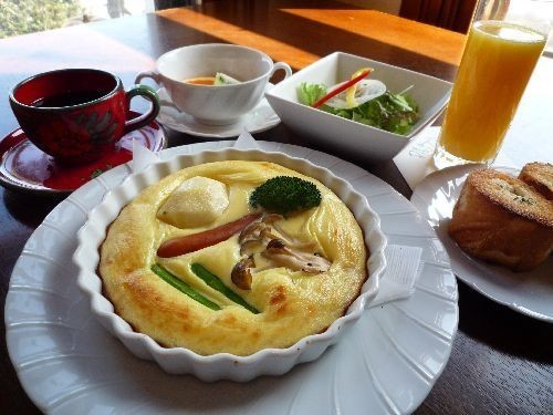 Breakfast is a popular quiche-style egg dish