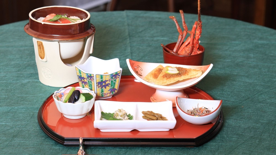 釜めしが人気の朝食