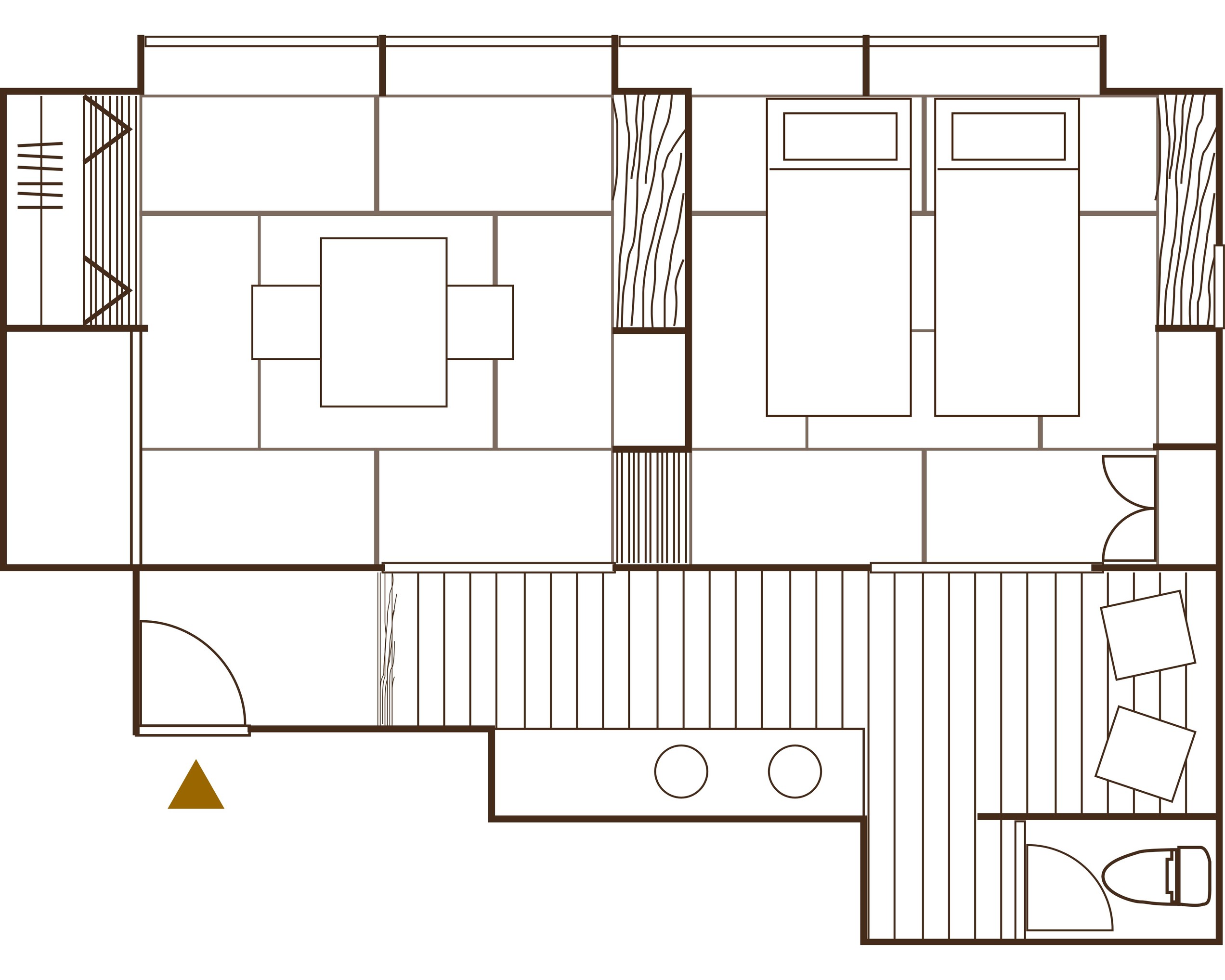 夕砧　ご案内図
