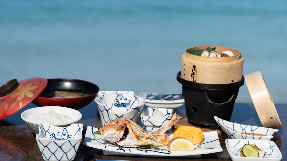 【沖ノ島会席】メインは国産牛ステーキ♪ちょっぴり贅沢に海鮮を愉しむ。全13品（1泊２食付）
