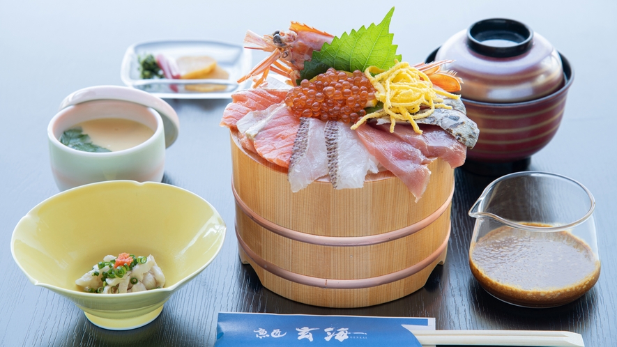 *【海鮮丼】気軽に玄海旅館を体験！夕食は海鮮丼のお手軽プラン。