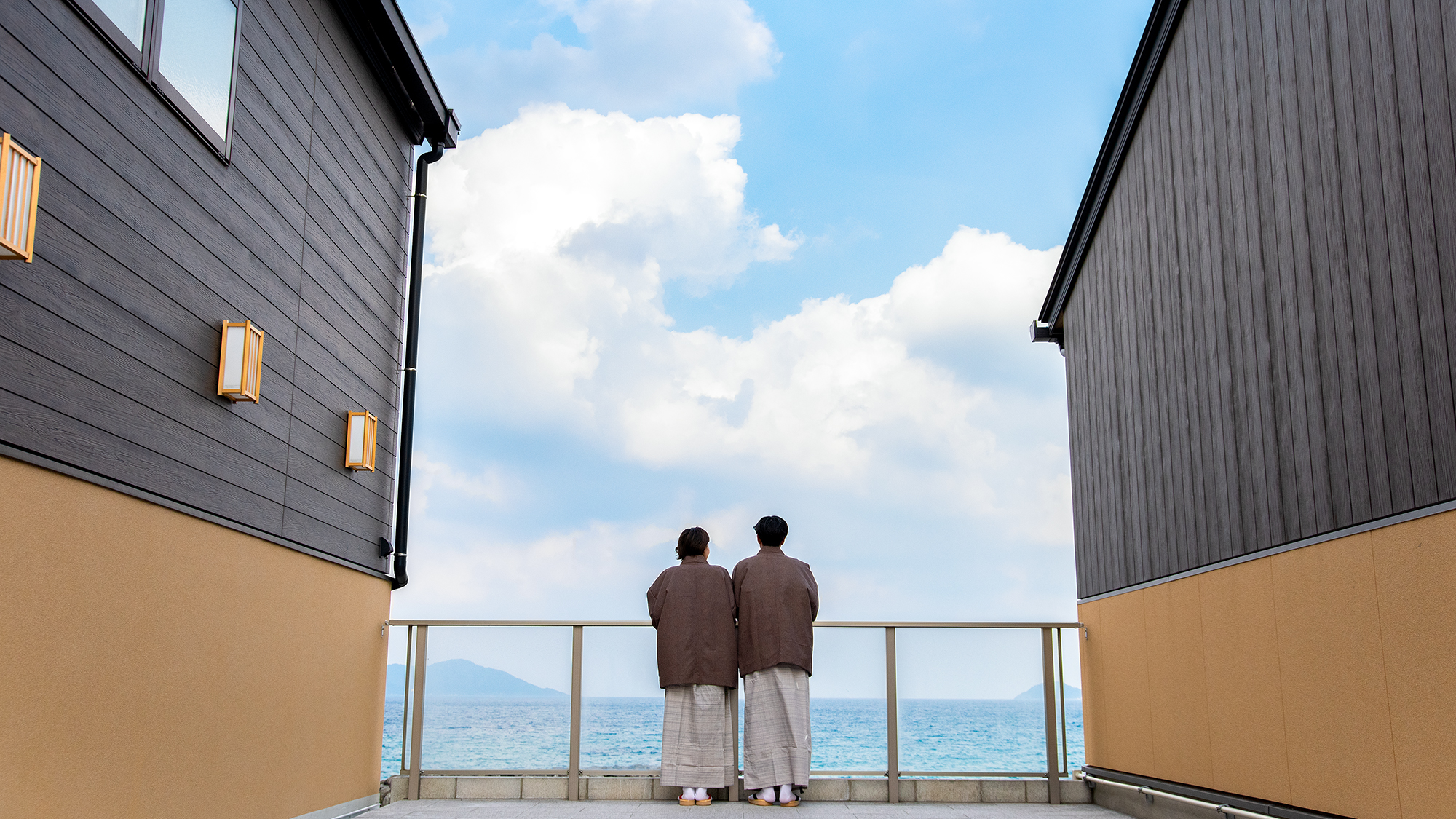 【海の見える展望所】玄界灘の海の景色をお楽しみいただけます。