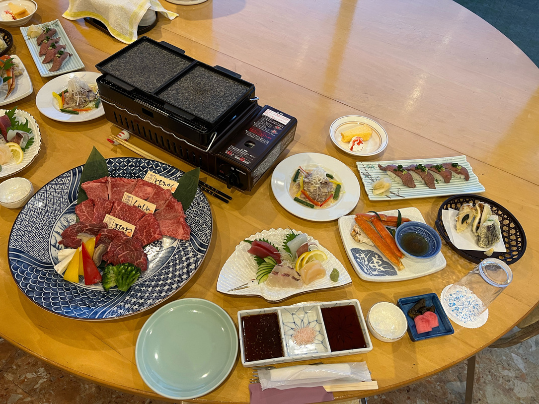 【2食付】感動オーシャンビュー！茨城県産のブランド牛「常陸牛」と海鮮料理を堪能♪
