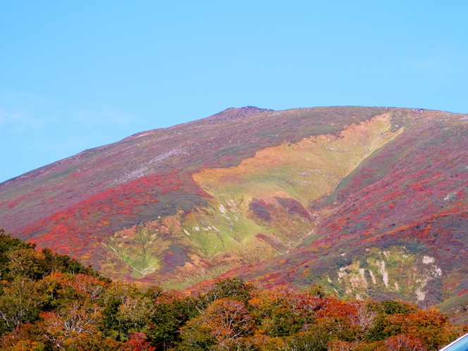 秋の月山