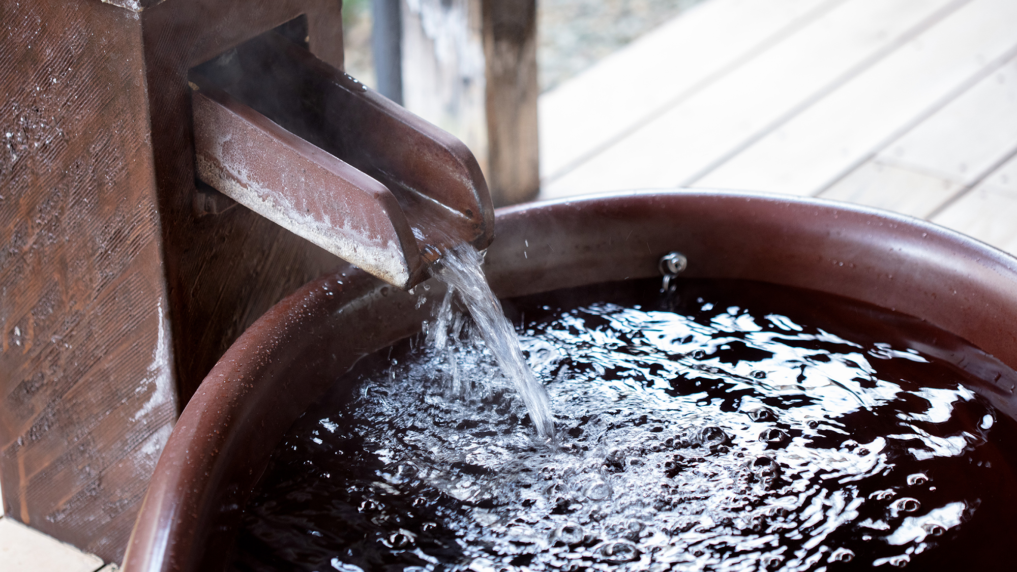 【別邸桜桃庵D‐スイート：122】天童温泉の湯を24時間自由に楽しめる「露天風呂付客室」